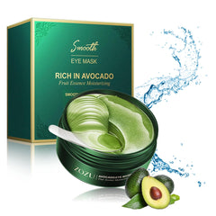 Aero Zen front packaging showing 60-piece avocado eye patches and benefits