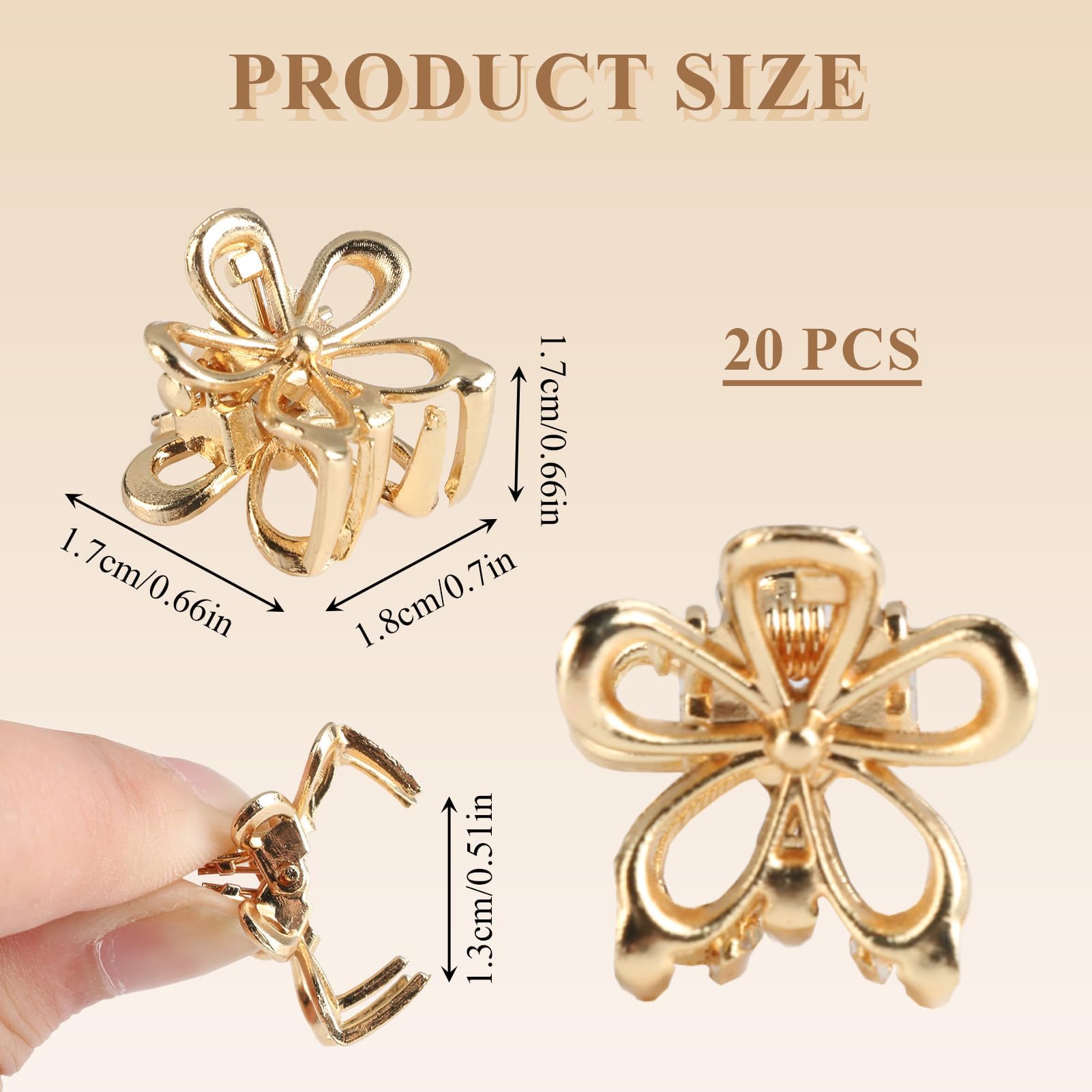 Aesnoun close-up of metal flower detail highlighting refined sparkle and finish