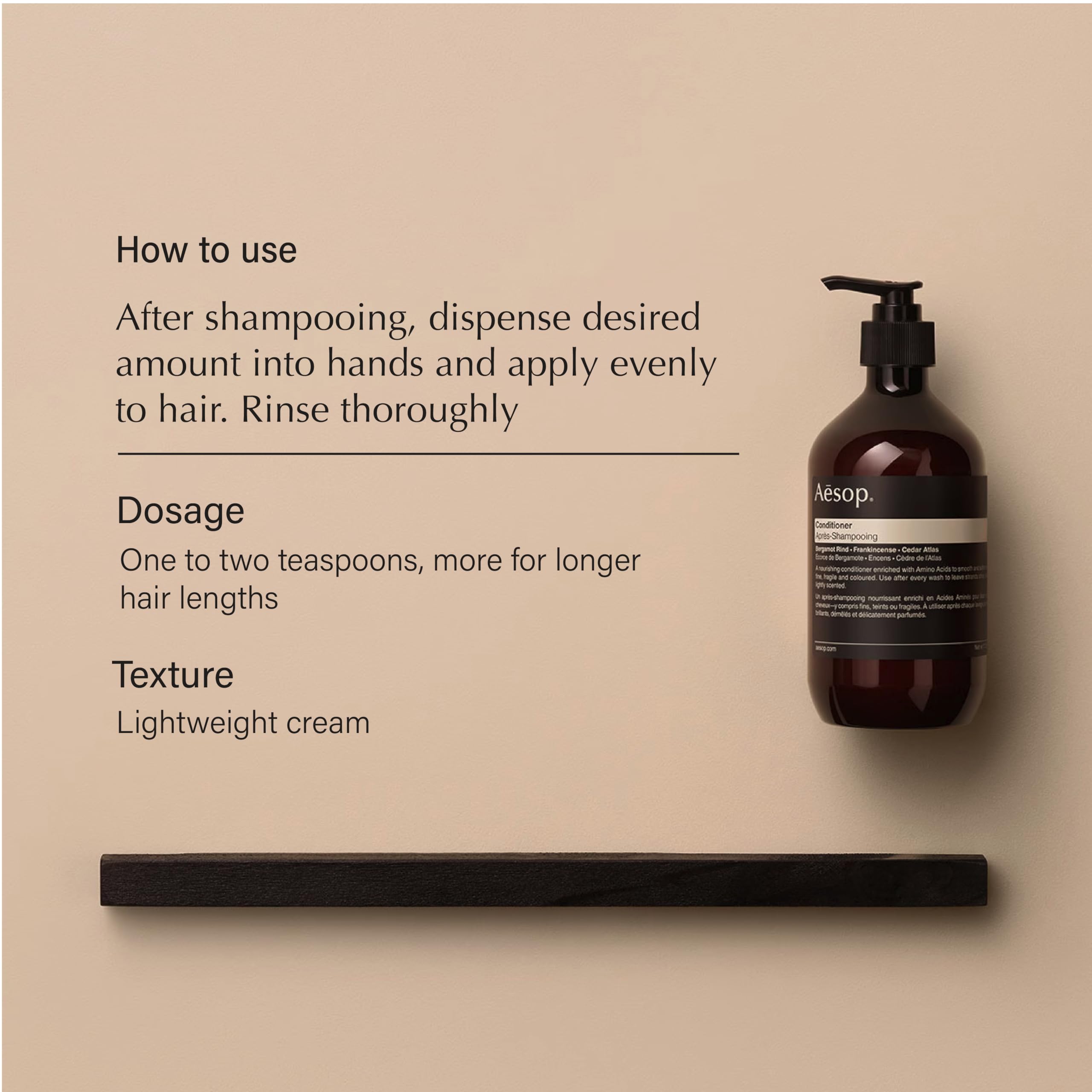 Aesop duo held in hand for scale showing travel-ready sizing benefit