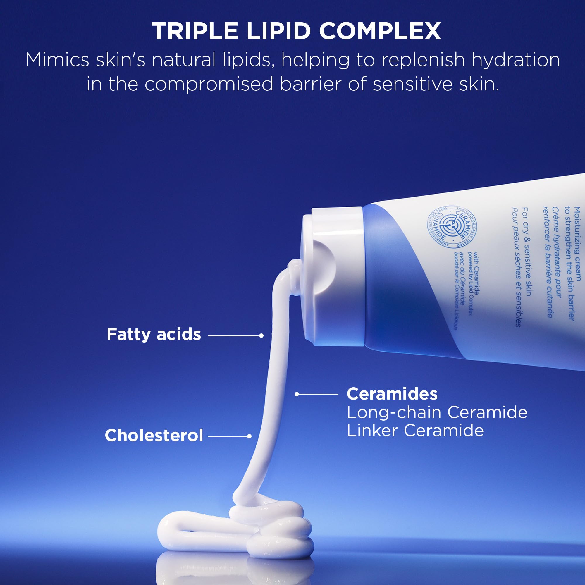 AESTURA ceramide capsules macro shot highlighting targeted barrier replenishment