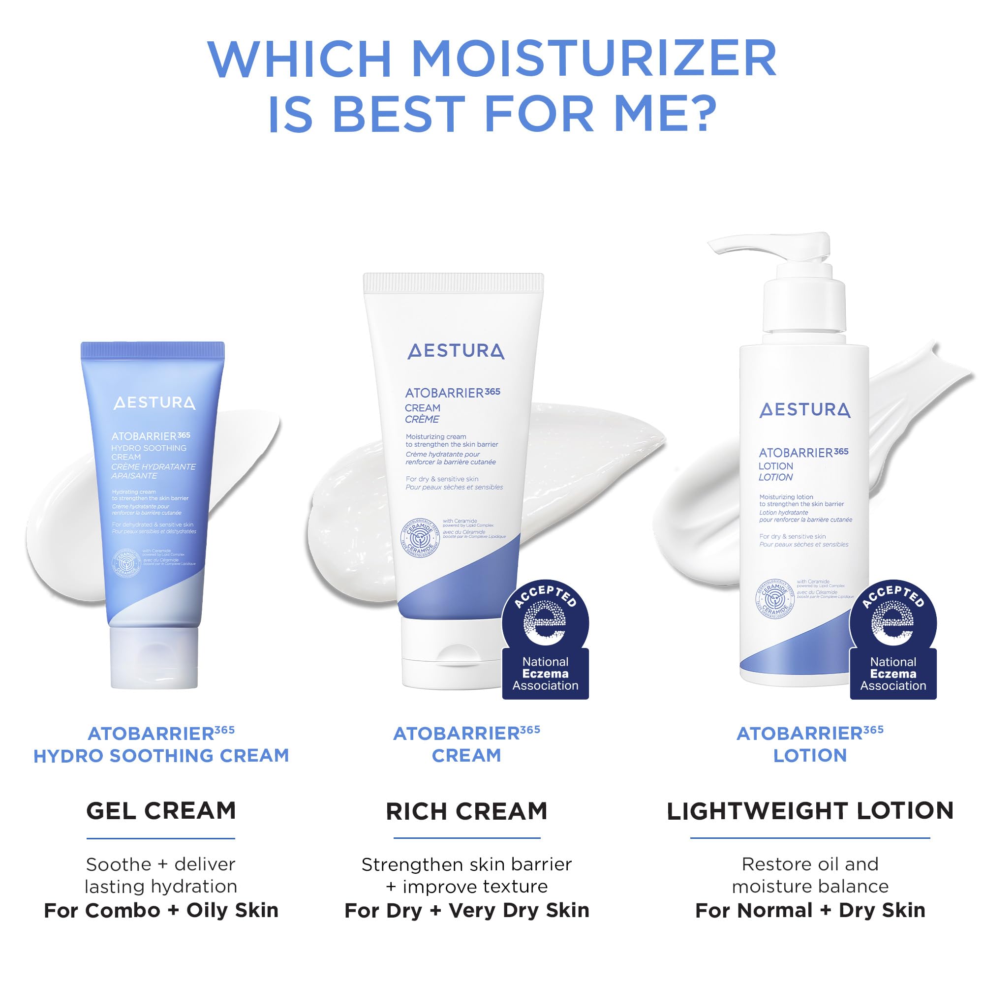 AESTURA travel-size on shelf illustrating portability and on-the-go benefit