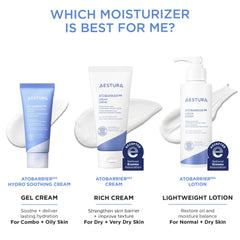 AESTURA travel-size on shelf illustrating portability and on-the-go benefit