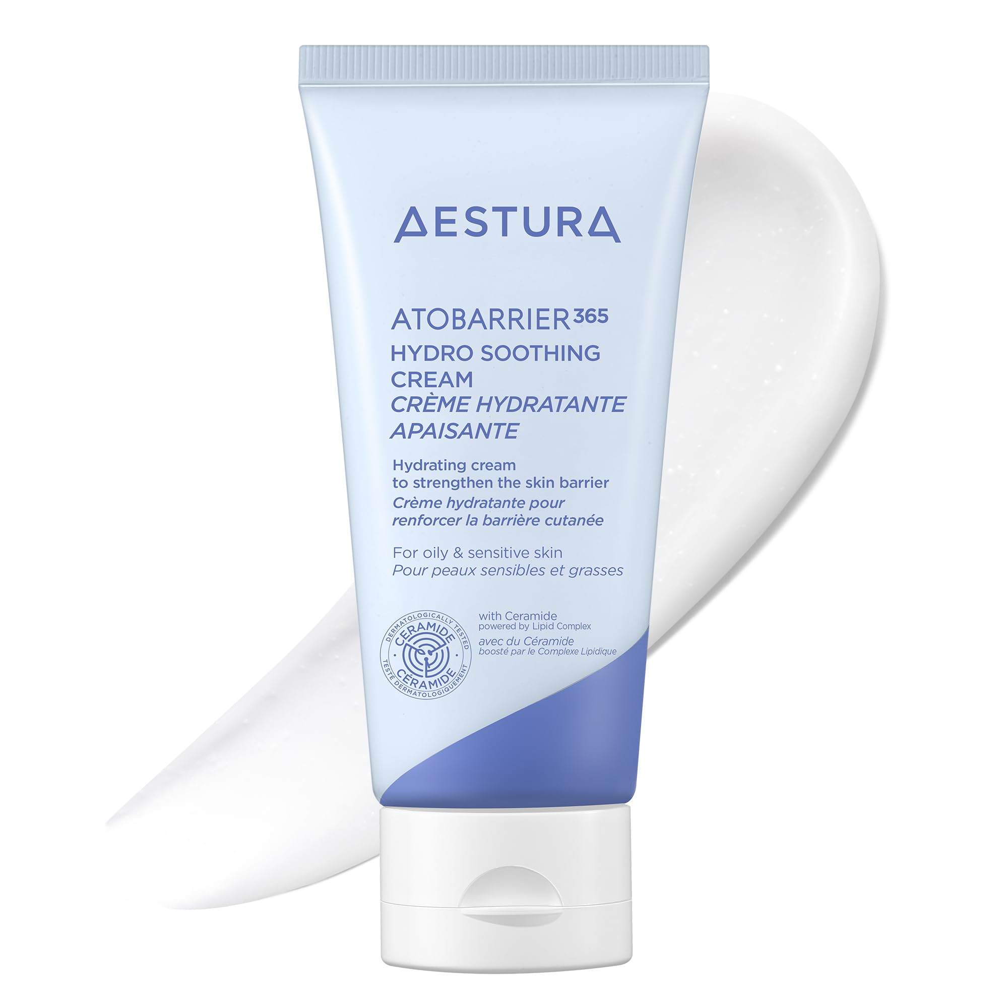 AESTURA front packaging showing product and benefits