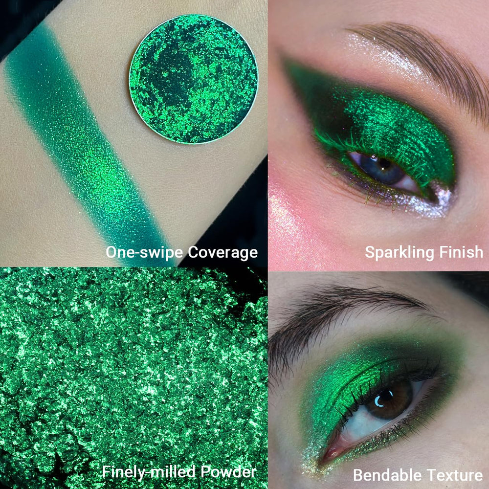 Afflano fingertip application pressing pigment for intense mirror-like color