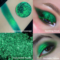 Afflano fingertip application pressing pigment for intense mirror-like color