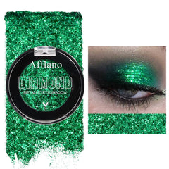 Afflano front pan showing vivid emerald green with metallic shine for bold looks