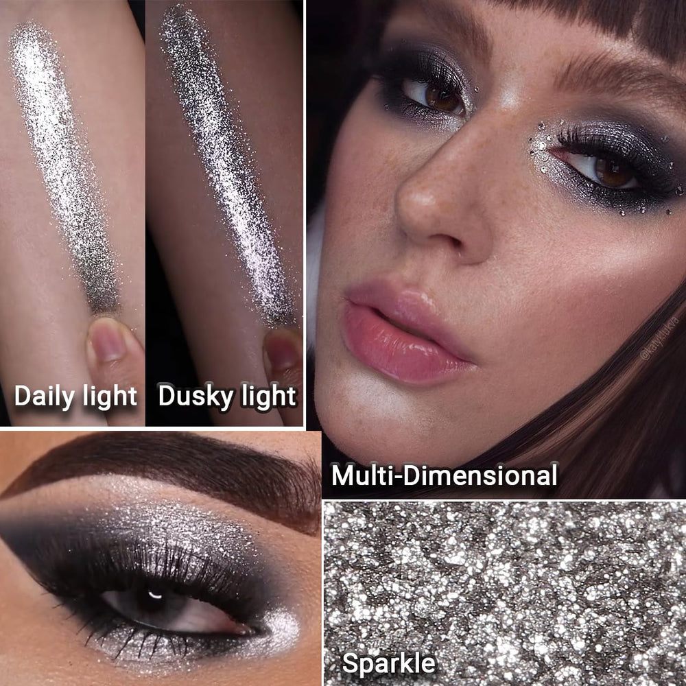 Afflano close-up pan texture highlighting creamy gray shimmer benefits