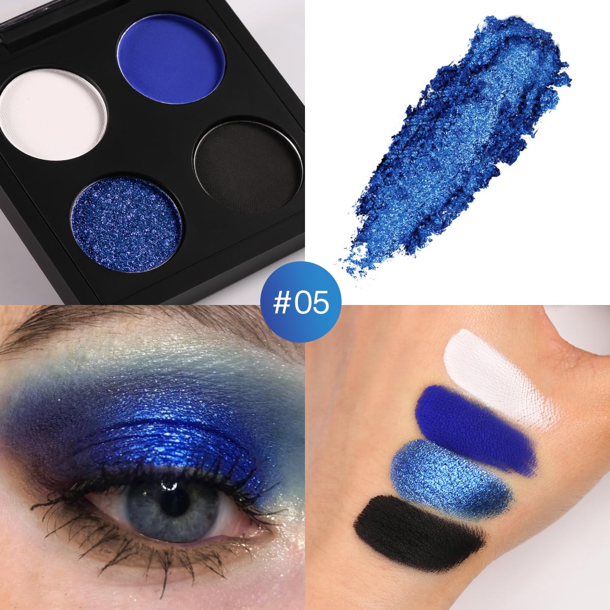 Afflano palette held in hand to show size and travel‑friendly compact convenience
