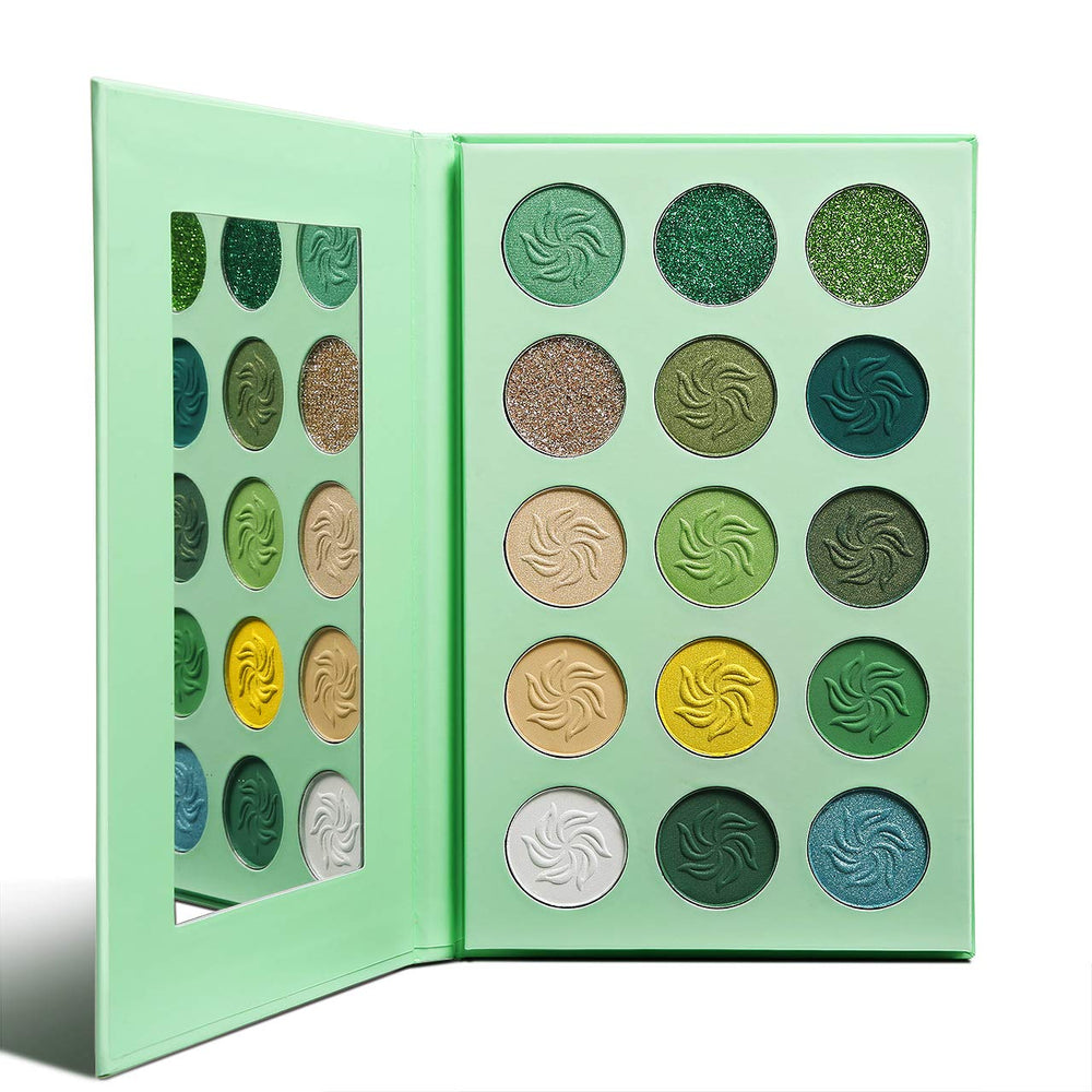 Afflano size scale next to hand showing compact palette portability benefit