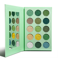 Afflano size scale next to hand showing compact palette portability benefit