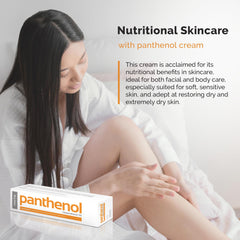 Size comparison of Aflofarm Panthenol Cream 30g in hand for travel convenience
