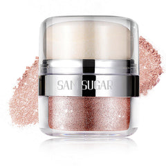 afmicat rose gold front packaging showing compact and cap — portable glow