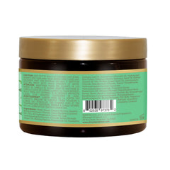 African Pride jar opened showing creamy masque texture for deep conditioning