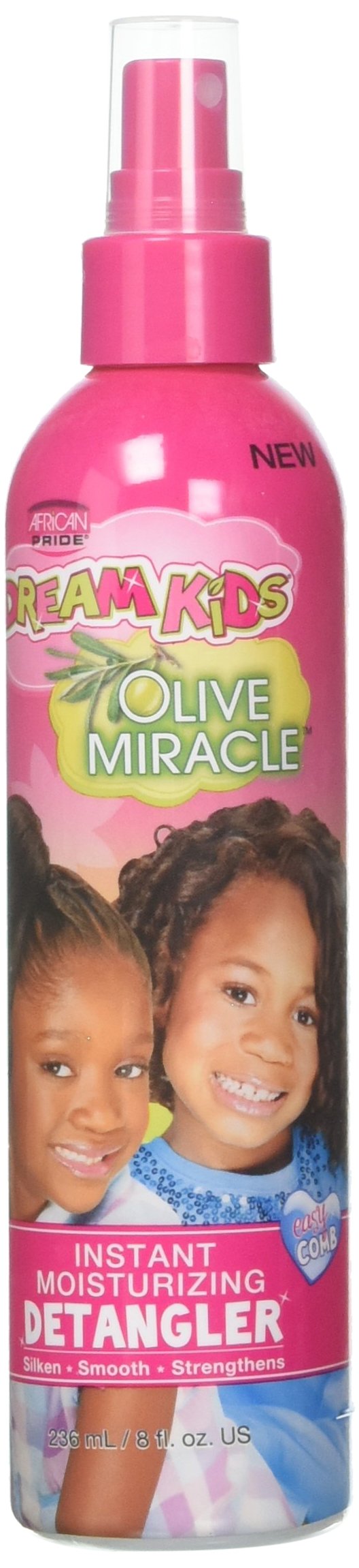 African Pride bottle front view shows product label and child-friendly design benefit