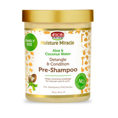African Pride front label showing product name and size for clear identification and benefit