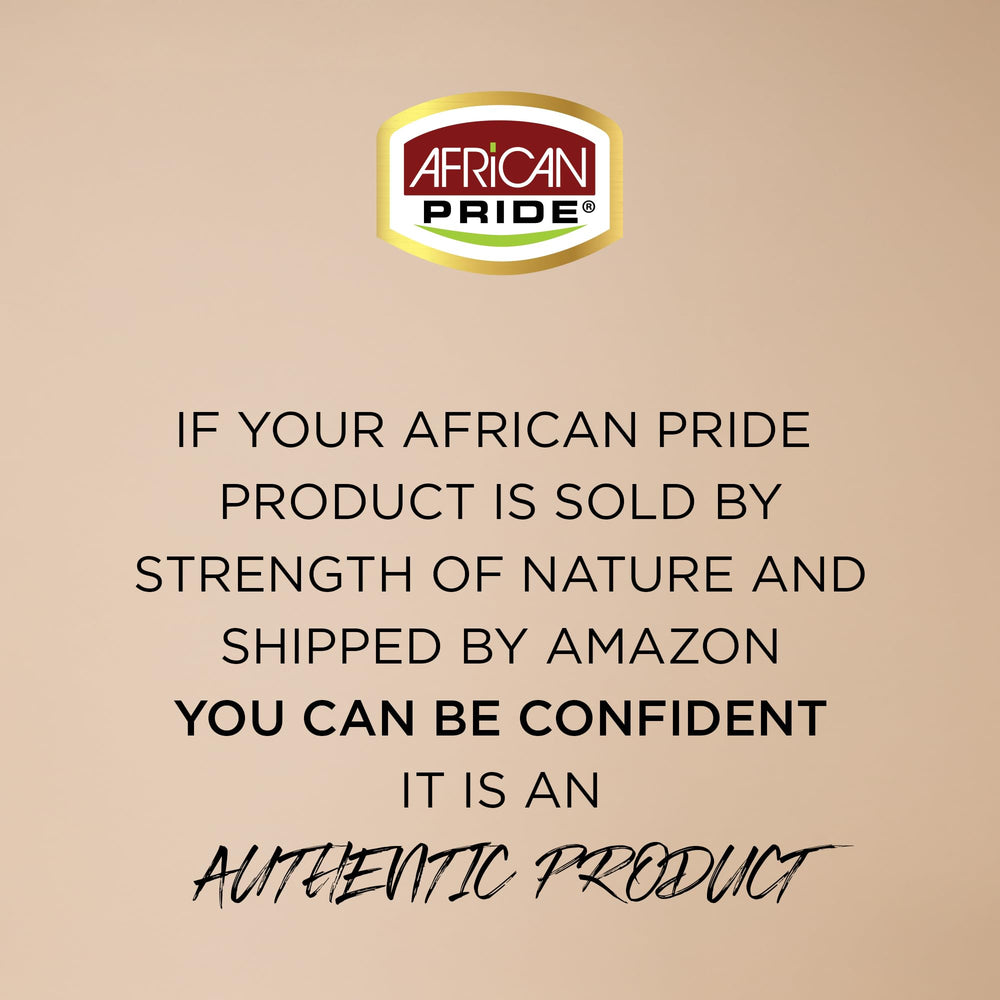 African Pride on bathroom counter staged for wash day routine convenience and organization