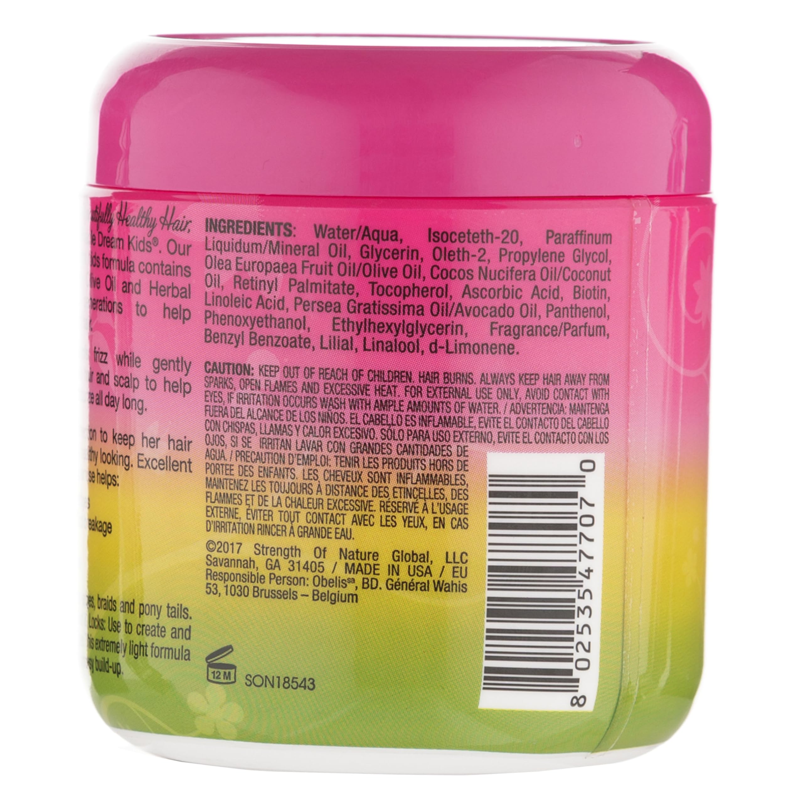 African Pride Smooth Edges gel in hand demonstrating smooth texture and easy, non-greasy application benefit