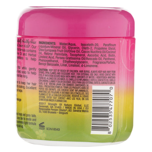 African Pride Smooth Edges gel in hand demonstrating smooth texture and easy, non-greasy application benefit
