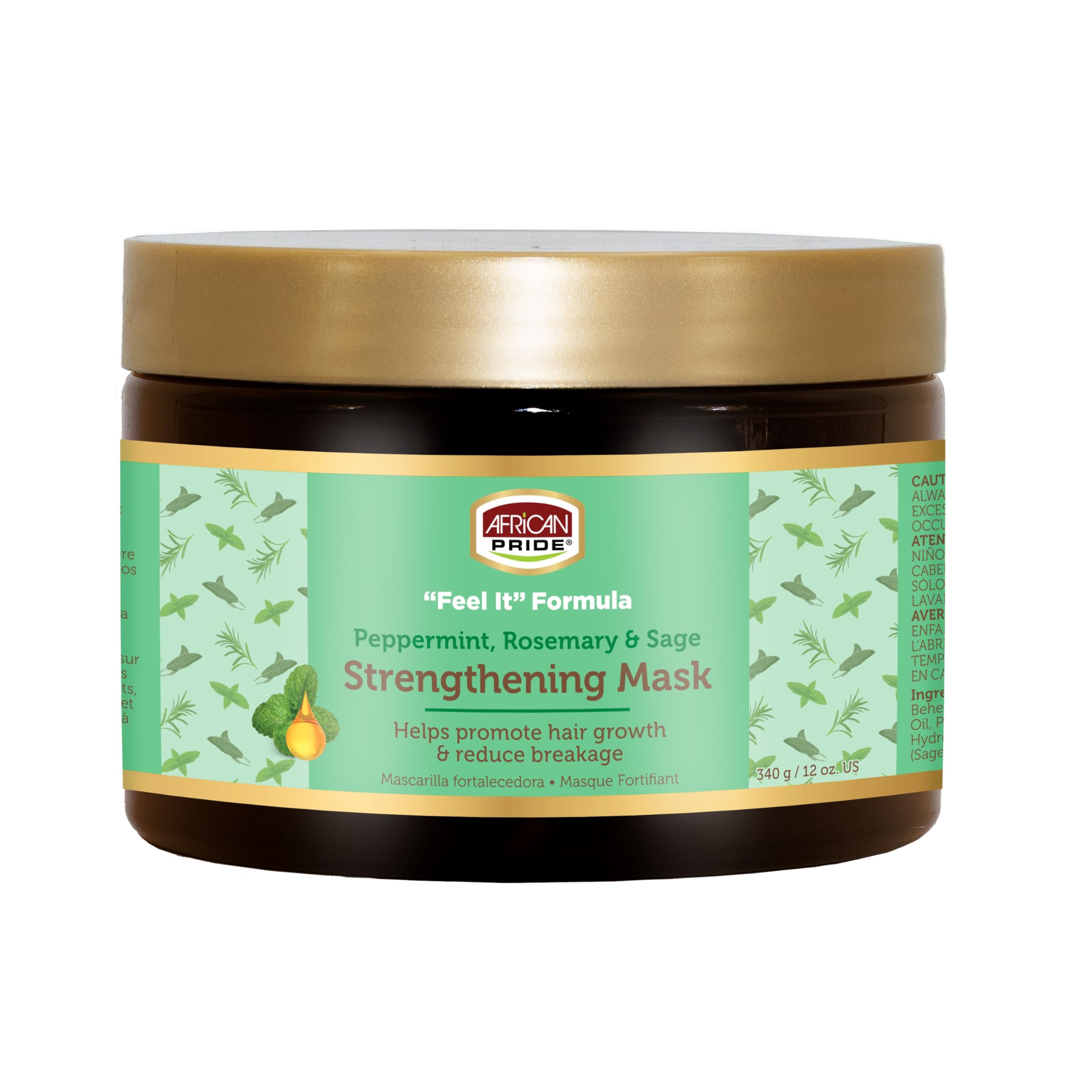 African Pride front packaging showing product and benefits