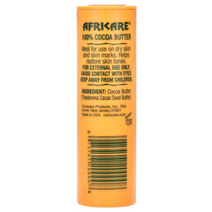 Africare cocoa butter texture closeup highlighting creamy, melt-on-contact formula