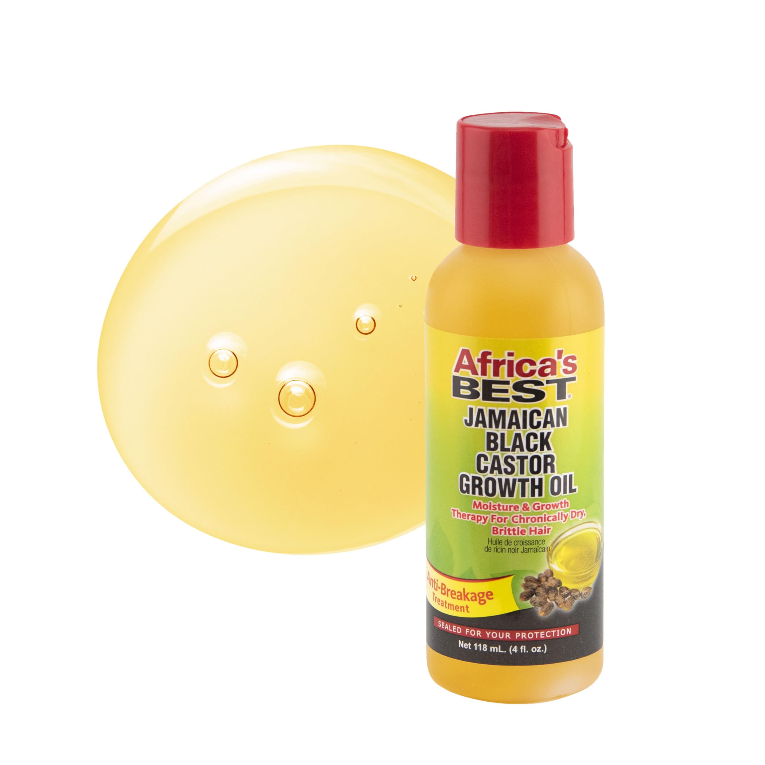 Africa's Best bottle staged with hair-care tools showing convenient daily routine support