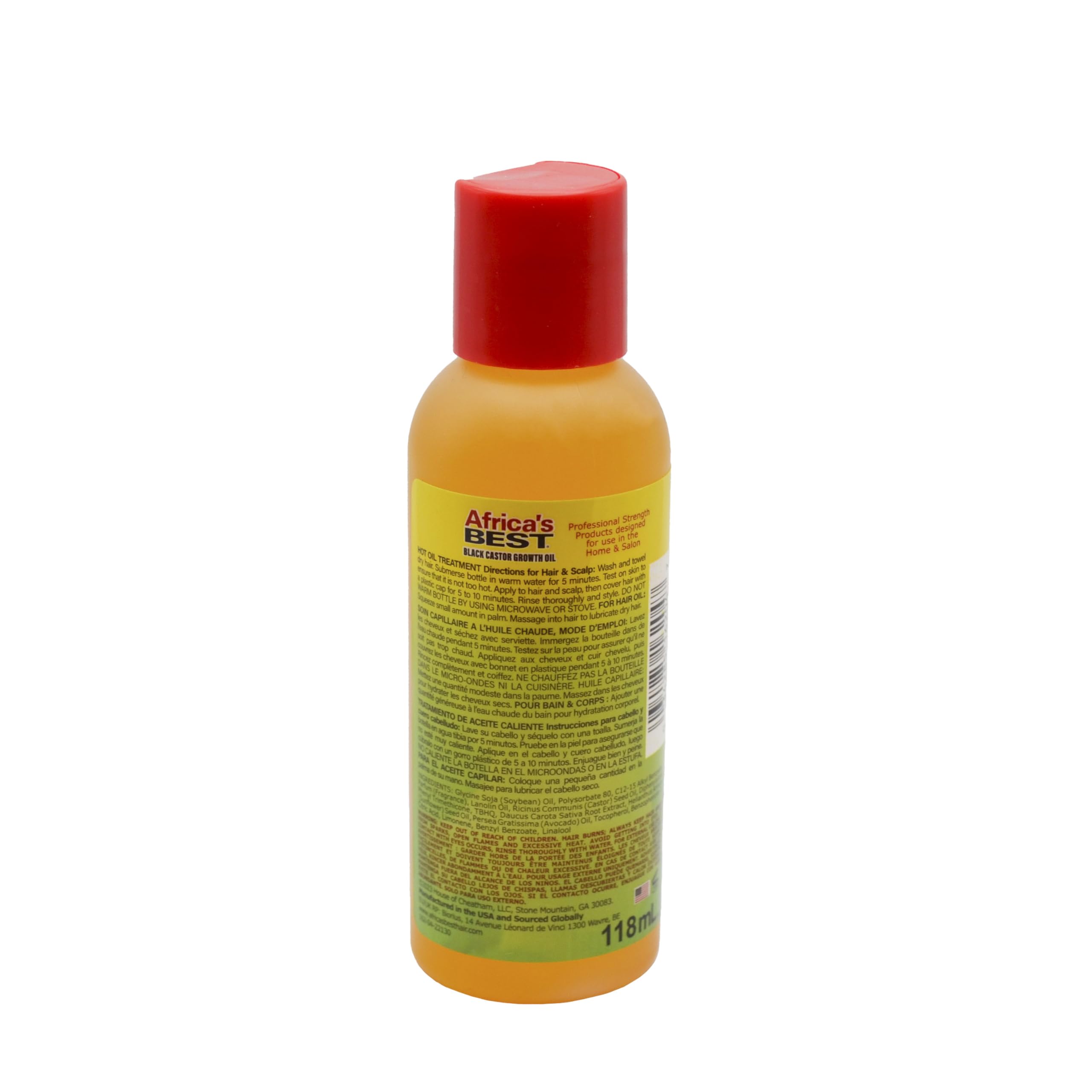 Africa's Best oil texture close-up drop demonstrating rich, nourishing consistency