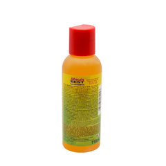 Africa's Best oil texture close-up drop demonstrating rich, nourishing consistency