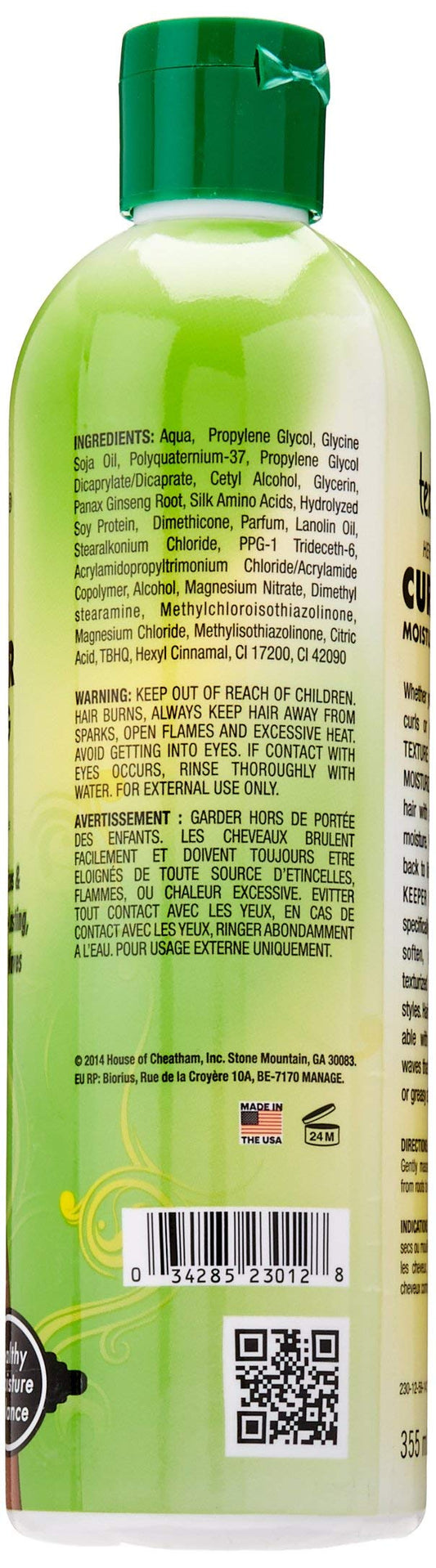 Africa's Best lotion texture close-up highlighting lightweight, non-greasy feel