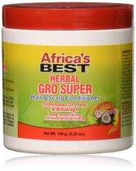 Africa's Best front jar view showing label and 5.25 oz size for easy identification and portability