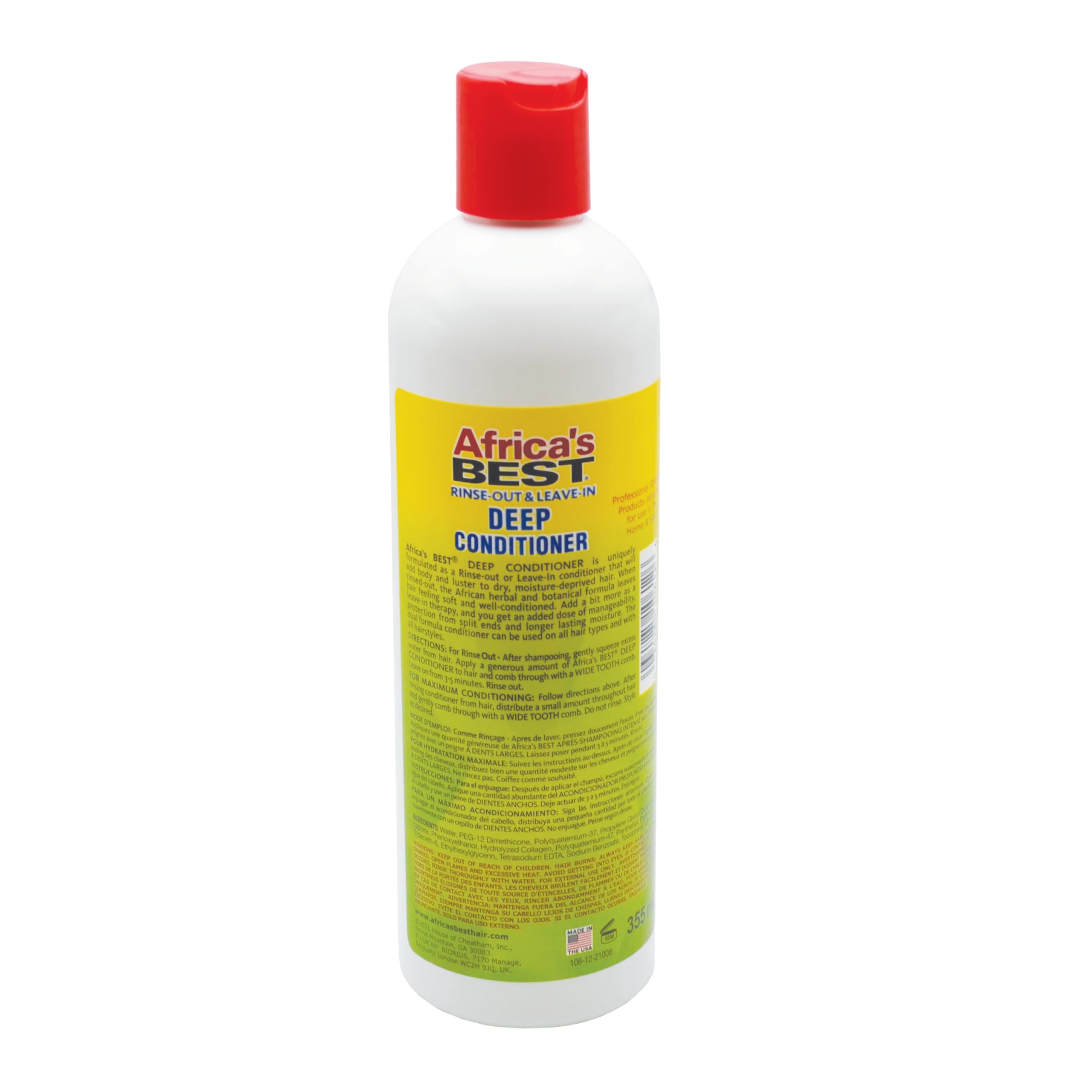 Africa's Best texture close-up revealing creamy formula for smooth, detangling benefits