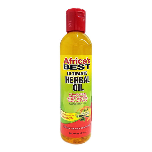 Africa's Best front bottle view showing label and benefits