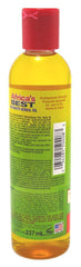 Africa's Best pour texture closeup highlighting lightweight absorption