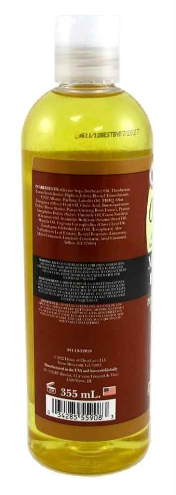 Africa's Best applied to lower leg, illustrates smoothening and subtle polished glow