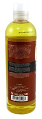 Africa's Best applied to lower leg, illustrates smoothening and subtle polished glow