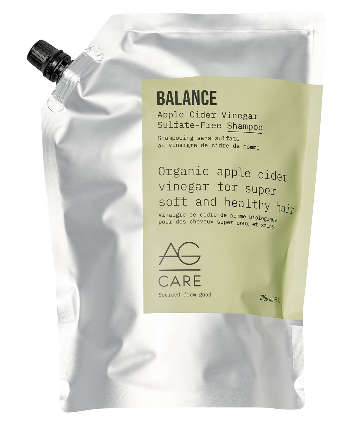 AG Care front packaging showing 1L refill and clear product benefits