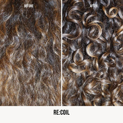 AG Care Re:Coil cream texture close-up for lightweight, non-crunch hold