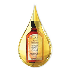 Agadir oil texture close-up on palm displaying lightweight consistency and nourishing feel