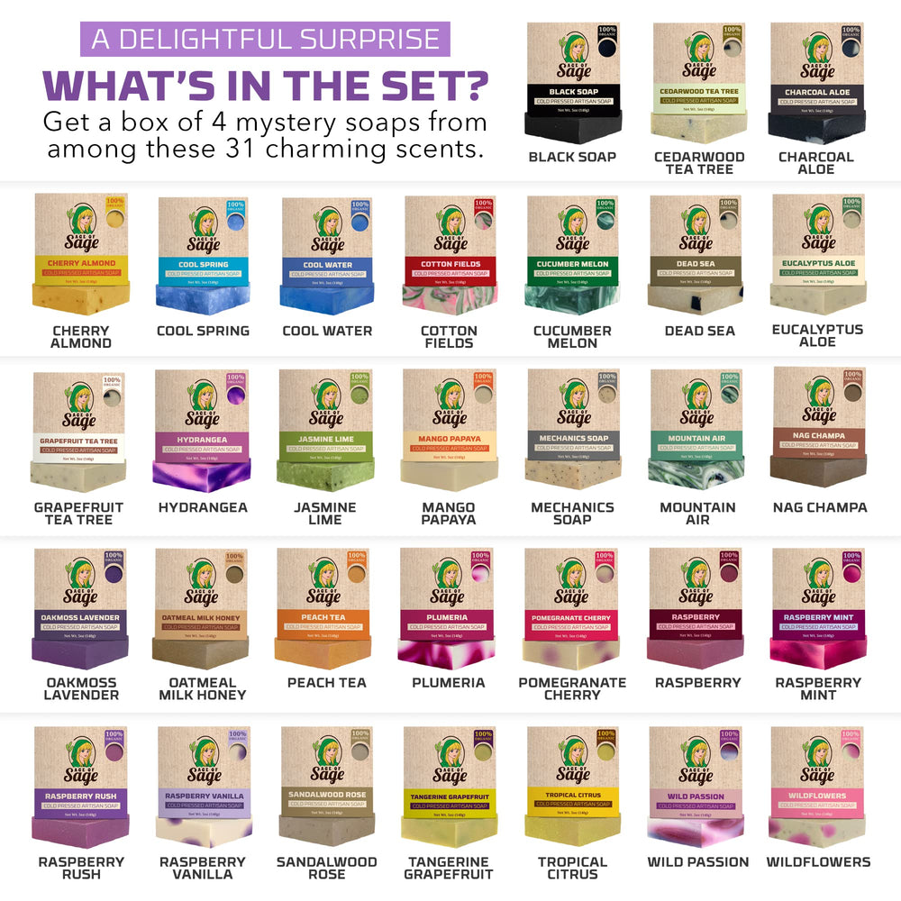 Age of Sage bar producing creamy lather for moisturizing cleanse