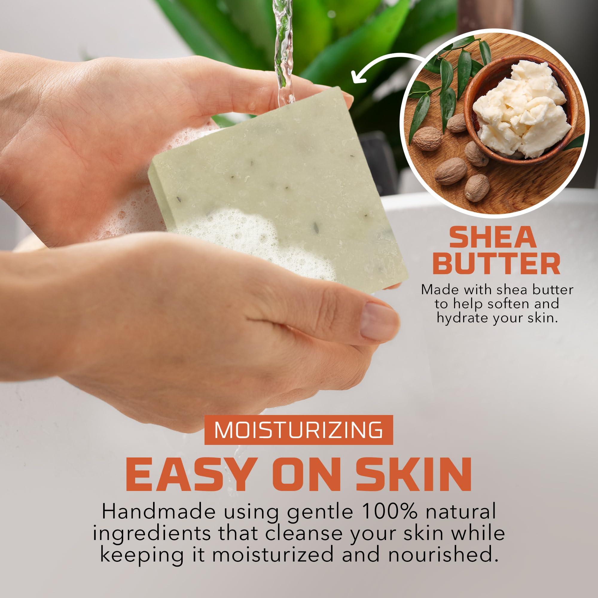 Age of Sage Cotton Fields bar texture detail showing smooth surface and skin‑softening feel