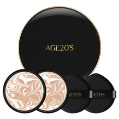 AGE20'S compact front view showing sleek portable design and sun protection