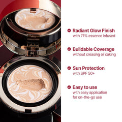 AGE20'S refill next to compact illustrating sustainable replaceable refill system benefit