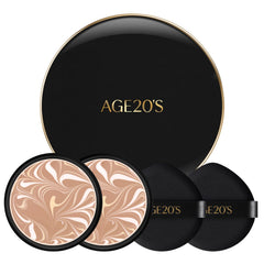 AGE20'S compact front view showing sleek case and SPF benefit