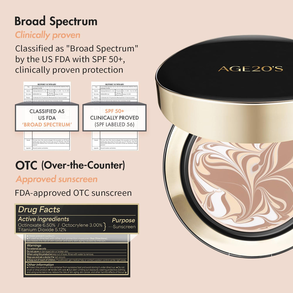 AGE20'S creamy texture swipe on skin displaying hydrating dewy finish benefit