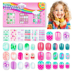 AGGKKY front packaging showing colorful nail packs and gift box benefit instant gifting