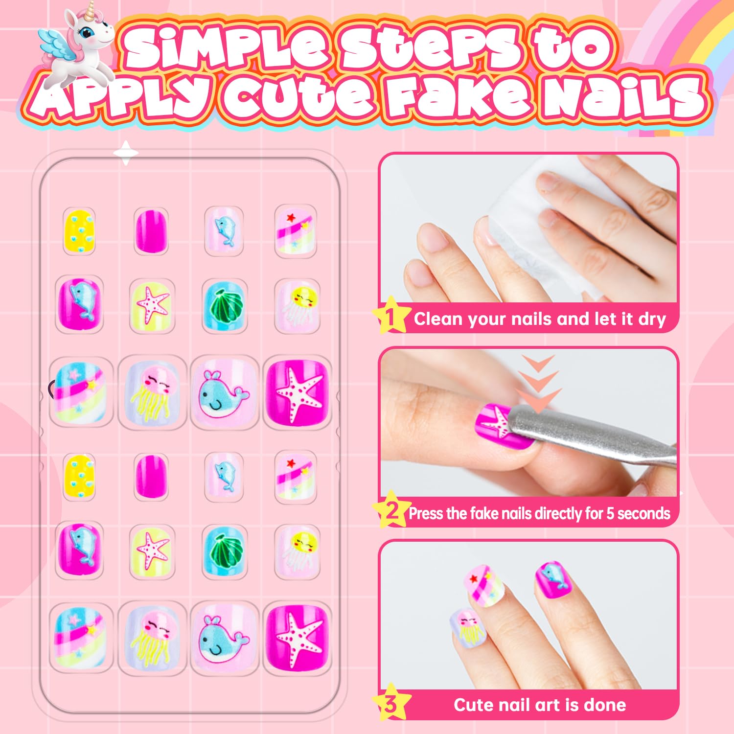 AGGKKY size layout displaying 12 sizes per pack for a precise fit on each finger