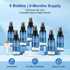 AGIKENB bottle in hand illustrating travel-friendly size and control