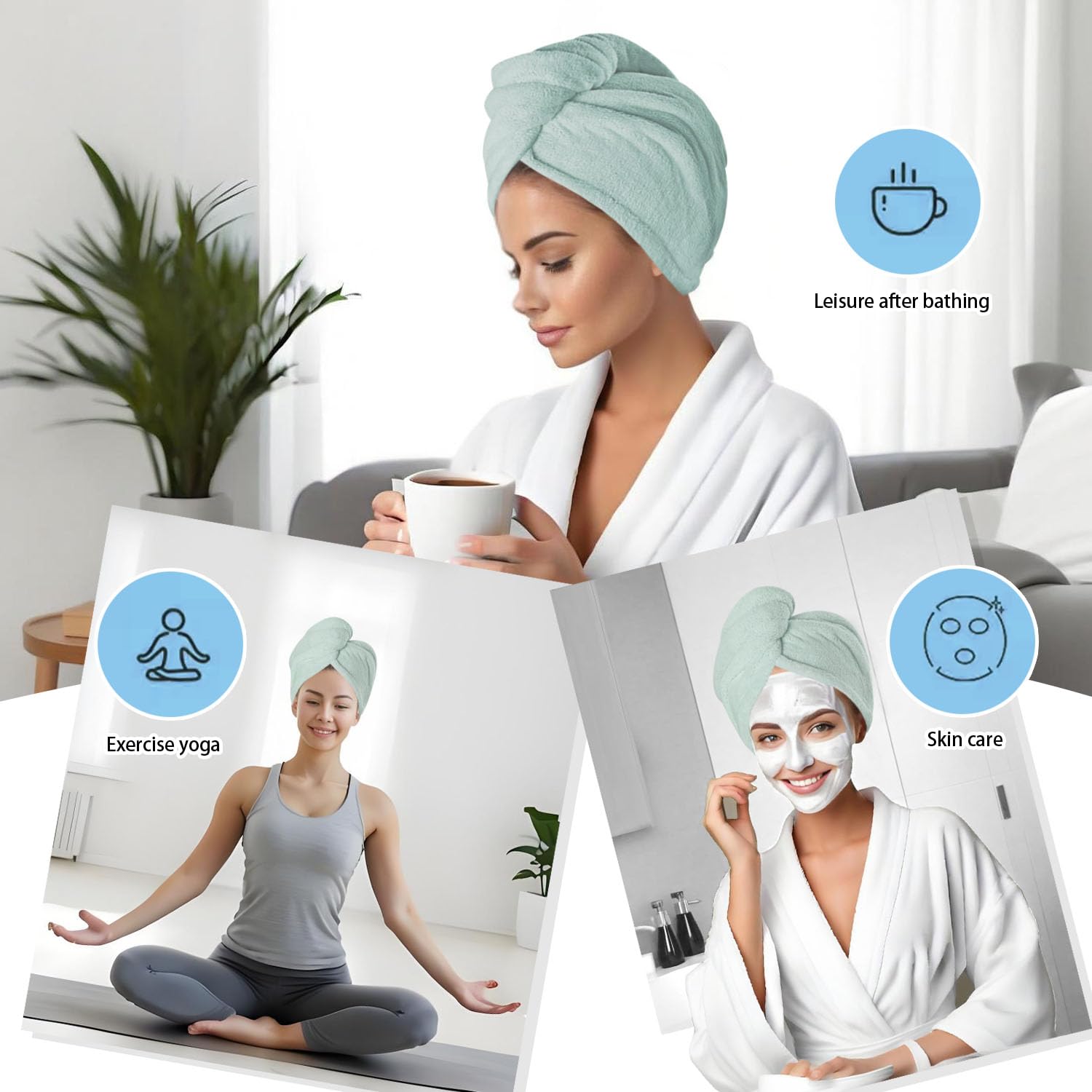 AGKXHDEC worn on model demonstrates secure fit and comfortable drying