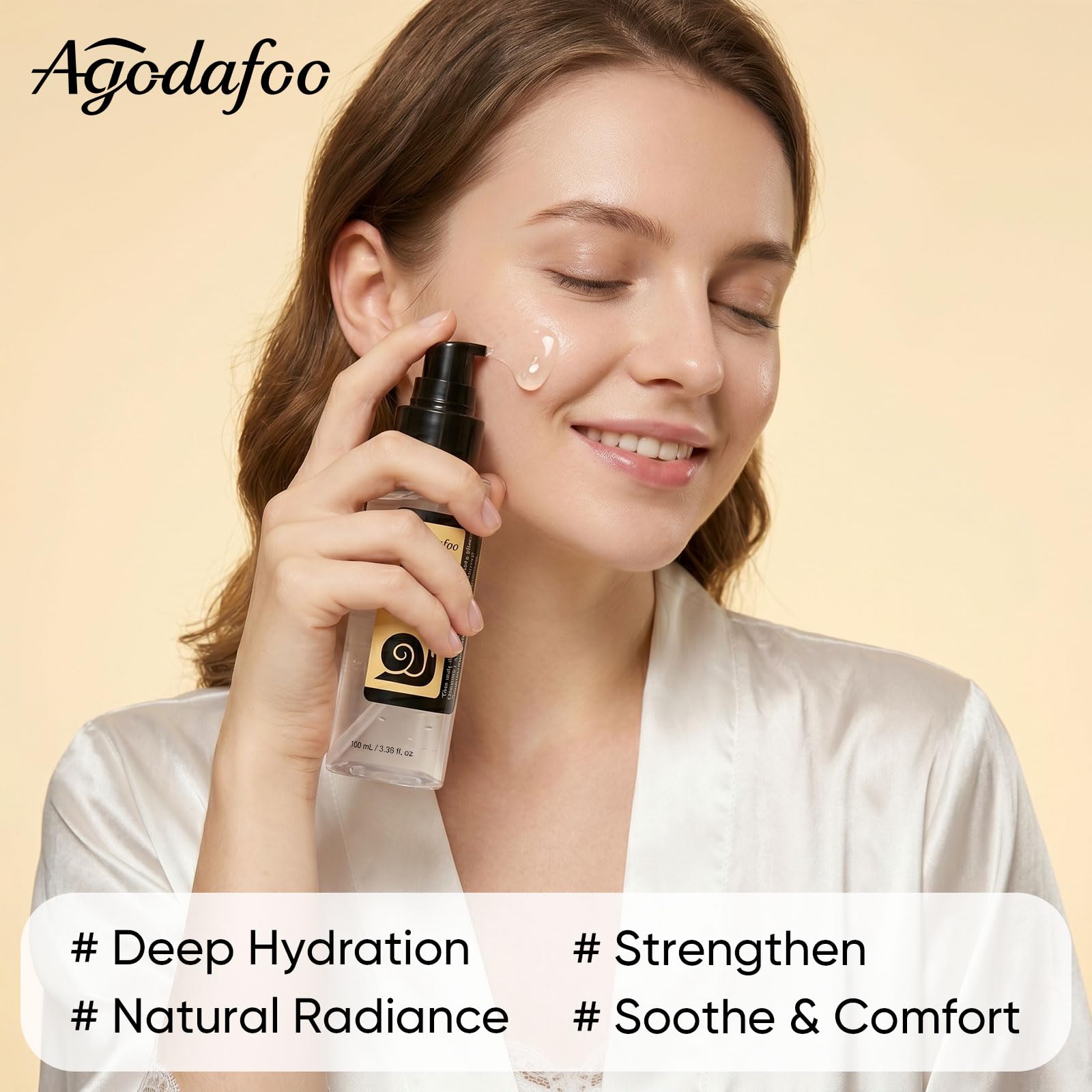 Agodafoo mucin droplet close-up illustrating fast absorption benefit