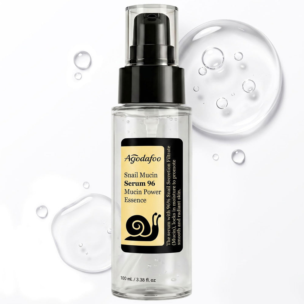 Agodafoo bottle front view showing product and hydrating benefit