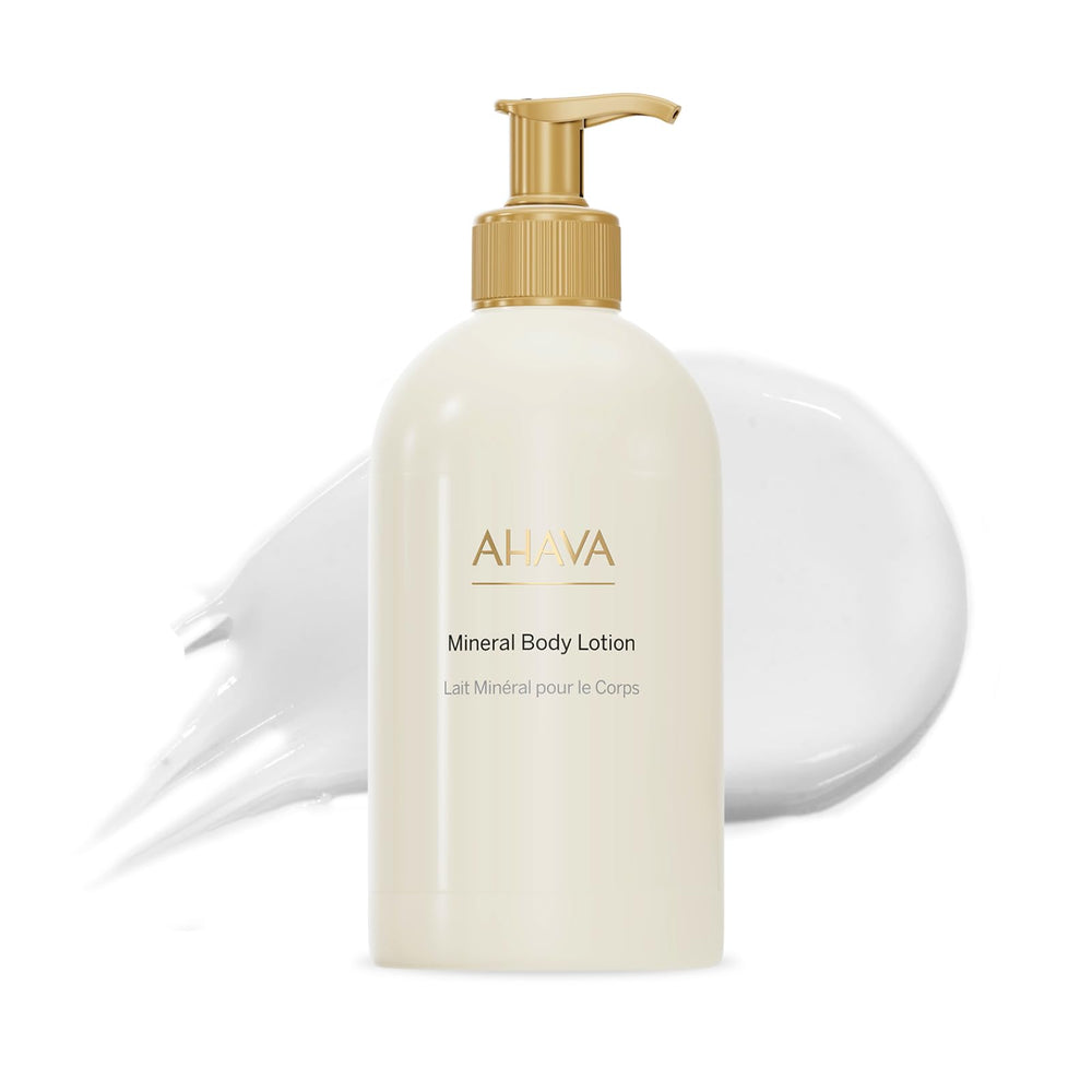 AHAVA front bottle view showing clean design and easy pump